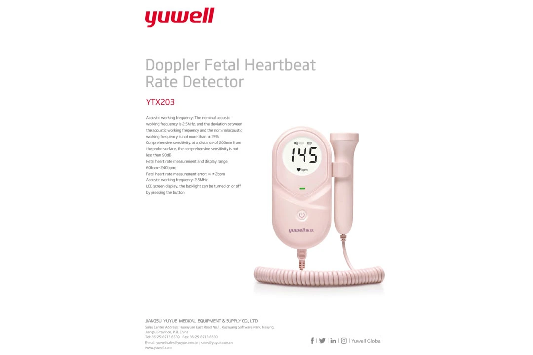 fetal doppler pocket size yuwell price in pakistan